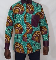 Lavish African Print Shirt Combination