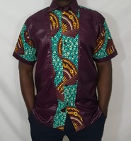 Luxurious African Print Shirt Combination
