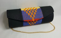 Luxurious Woven Kente Clutch Bag