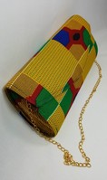 Classic African Print Kente Clutch Bag