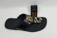 Graceful African Leather Men's Slippers
