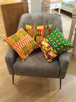 African Cotton Print Cushion Covers