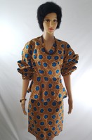 Terrific Two Piece African Print Outfit