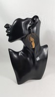Beautiful African Lady Drop Earrings